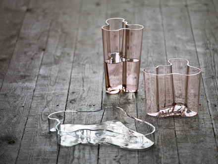 Iittala - Aalto Vase Savoy und Alvar-Aalto-Schale