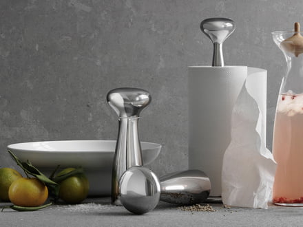 Georg Jensen - Alfredo Küchenrollenhalter und Salz- und Pfeffermühle