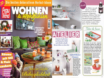 Frau im Trend Wohnen & Wohlfühlen, Nr. 5/2017, S.57 "Deko-Atelier" - Inhalt