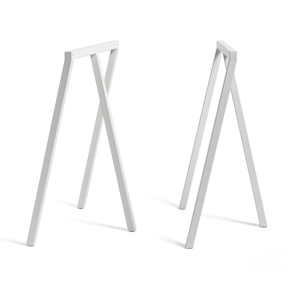 Loop Tischböcke Stand Frame High von HAY in Weiss (2 Stück)