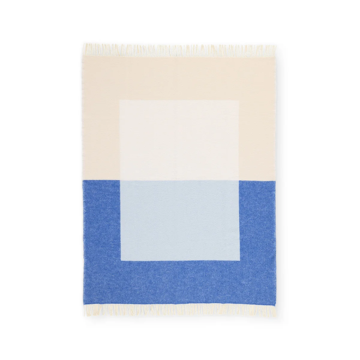 Northern - Echo Wolldecke 130 x 170 cm, blau