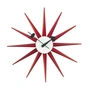 Vitra - Sunburst Clock, rot