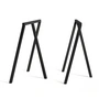HAY - Loop Tischböcke Stand Frame, H 72 cm, schwarz (2 Stück)