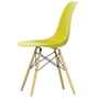 Vitra - Eames Plastic Side Chair DSW RE, Ahorn gelblich / senf (Filzgleiter schwarz)