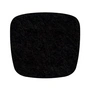 Hey Sign - Filz-Auflage Eames Plastic Armchair, schwarz 5 mm AR, mit Antirutsch-Beschichtung