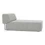 Softline - Noa Chaiselongue, Vision hellgrau (445)