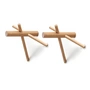 Normann Copenhagen - Sticks Haken, natur, 2er-Set
