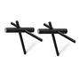 Normann Copenhagen - Sticks Haken, schwarz, 2er-Set