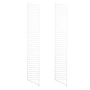 String - Bodenleiter für String Regal 200 x 30 cm (2er Set), weiss