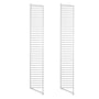 String - Bodenleiter für String Regal 200 x 30 cm (2er Set), schwarz