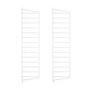String - Wandleiter für String Regal 75 x 20 cm (2er-Set), weiss