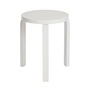 Artek - 60 Hocker, weiss/ weiss lackiert