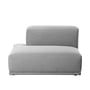 Muuto - Connect Sofa, offenes Endelement F (links), Remix hellgrau (123)