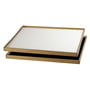 ArchitectMade - Tablett Turning Tray, 38 x 51 cm, schwarz / weiss