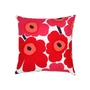Marimekko - Pieni Unikko Kissenbezug 50 x 50 cm, weiss / rot