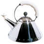 Alessi - Wasserkessel 9093 W "Bird Kettle", poliert / weiss