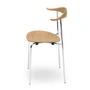 Carl Hansen - CH88T, Eiche geölt / Gestell Edelstahl