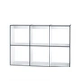 Hans Hansen - Bibliothek Modulregal HP 3x2, weiss