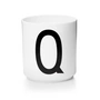 Design Letters - AJ Porzellan Becher Q, weiss