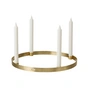 Ferm Living - Kerzenhalter Circle large, Messing