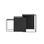 Ferm Living - Cluster Tables (3er-Set), schwarz
