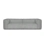 HAY - Mags Soft Sofa 2,5-Sitzer, Kombination 1, hellgrau (Hallingdal 130) / Nähte: dunkelgrau (EU)