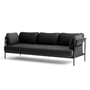 Hay - Can Sofa, 3-Sitzer, grau / Canvas grau