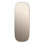 Muuto - Framed Mirror, gross, taupe / taupe Glas