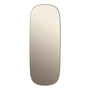 Muuto - Framed Mirror, gross, taupe / taupe Glas
