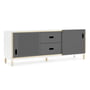 Normann Copenhagen - Kabino Sideboard mit Schubladen, grau