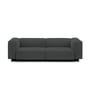 Vitra - Soft Modular Sofa, 2-Sitzer, dunkelgrau (Laser 03)