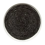 Marimekko - Oiva Räsymatto Teller Ø 25 cm, schwarz / weiss