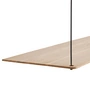 Woud - Regalbrett für Stedge Wandregal 80 cm, Eiche weiss pigmentiert