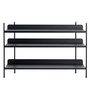 Muuto - Compile Shelving System (Config. 2), schwarz