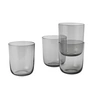 Muuto - Corky Trinkglas (4er-Set), tall, grau