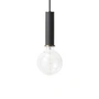 Ferm Living - Socket Pendelleuchte High, schwarz