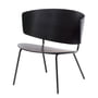 ferm Living - Herman Lounge Chair, Eiche schwarz / schwarz