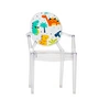 Kartell - Lou Lou Ghost Kinderstuhl, transparent / Dinosaurier