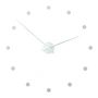 Radius Design - Flexible Wanduhr, weiss