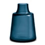 Holmegaard - Flora Vase, kurzer Hals, H 24 cm, blau