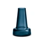 Holmegaard - Flora Vase, langer Hals, H 12 cm, blau