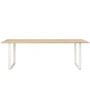 Muuto - 70/70 Esstisch, 225 x 90 cm, Eiche / weiss