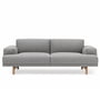 Muuto - Compose Sofa, 2-Sitzer, Remix 123 / Eiche 
