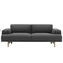 Muuto - Compose Sofa, 2-Sitzer, Vancouver 13 / Eiche