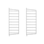 String - Wandleiter für String Regal 50 x 20 cm (2er-Set), grau 