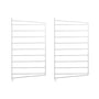 String - Wandleiter für String Regal 50 x 30 cm (2er-Set), weiss
