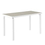 Artek - 80A Tisch, 120 x 60 cm, weiss / Linoleum kiesel