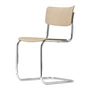 Thonet - S 43 Stuhl, Chrom / Buche natur (TP 17)