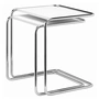 Thonet - B 97 Satztisch-Set, Chrom / Decklack reinweiss (RAL 9010)