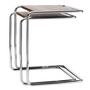 Thonet - B 97 Satztisch-Set, Chrom / Nussbaum geölt (Pure Materials)